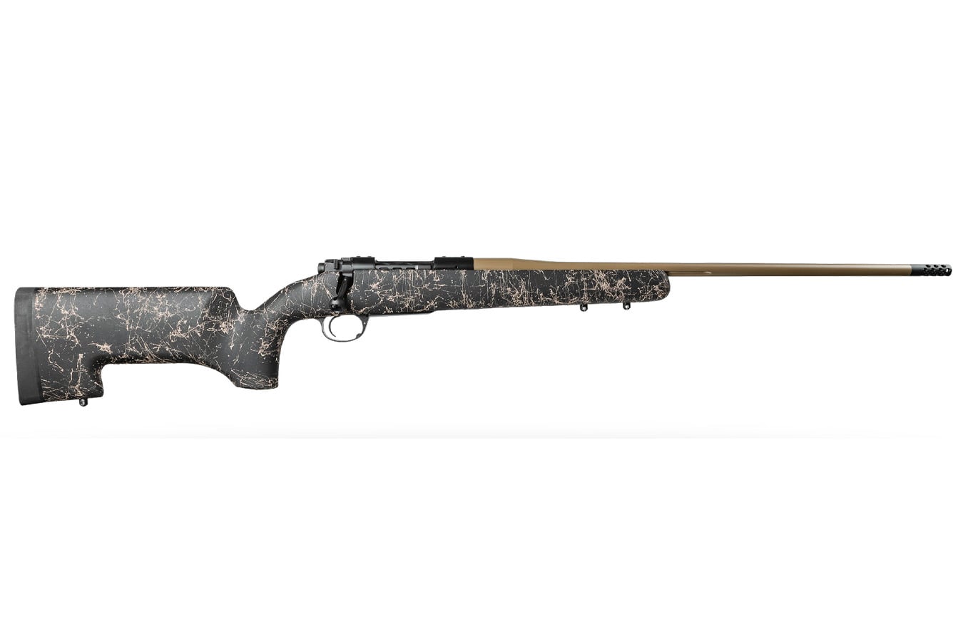 Kimber Mountain Ascent Mojave 243 Winchester Bolt Action Rifle with Fixed Aluminum Carbon Fiber Stock