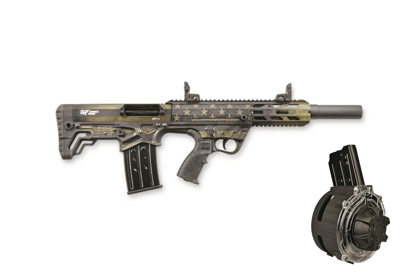 GFORCE ARMS GFY1 COMBO WIHT DRUM MAG