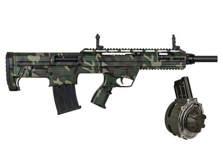 TOKAREV TBP 12 GAUGE SEMI-AUTO SHOTGUN WITH M81 WOODLAND CAMO FINISHTOKAREV TBP