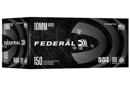 10MM AUTO, 180 GRAIN, FULL METAL JACKET BLACK PACK