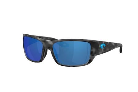 SCHOOLIE MATTE TIGER SHARK WITH BLUE MIRROR LENSES 