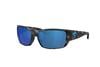 COSTA DEL MAR SCHOOLIE MATTE TIGER SHARK WITH BLUE MIRROR LENSES 