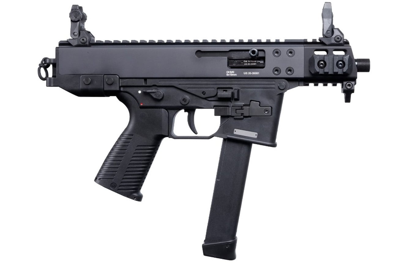 B&T GHM9 9mm Semi-Auto Compact Pistol with Glock Magazine Compatablitiy