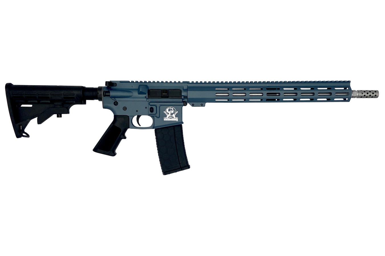 Great Lakes Firearms AR-15 223 Wylde Semi-Auto Rifle with Blue Titanium Cerakote Receiver Finish
