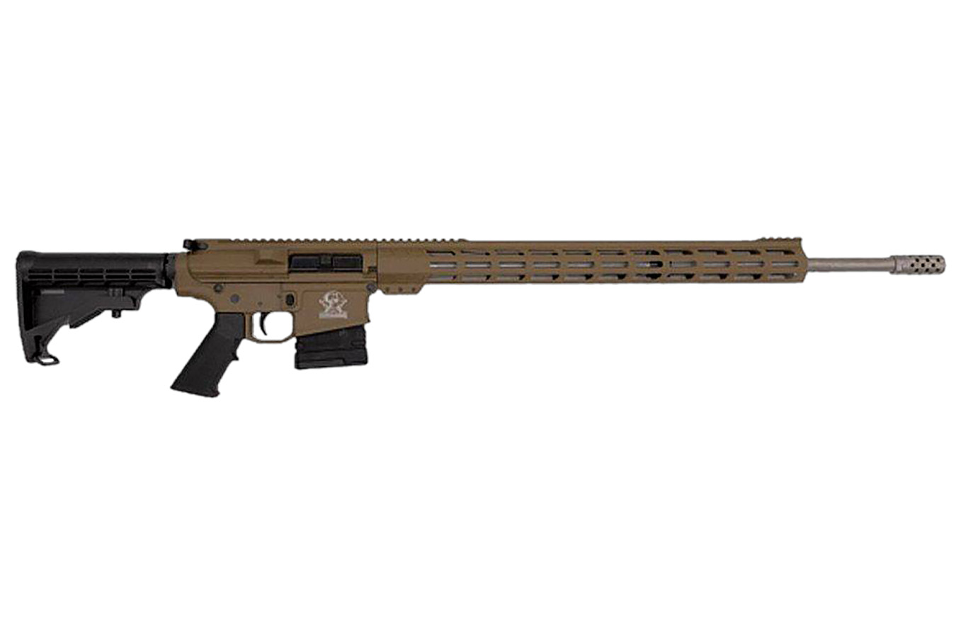 Great Lakes Firearms AR-10 243 Winchester Semi-Auto Rifle with Bronze Cerakote Receiver Finish