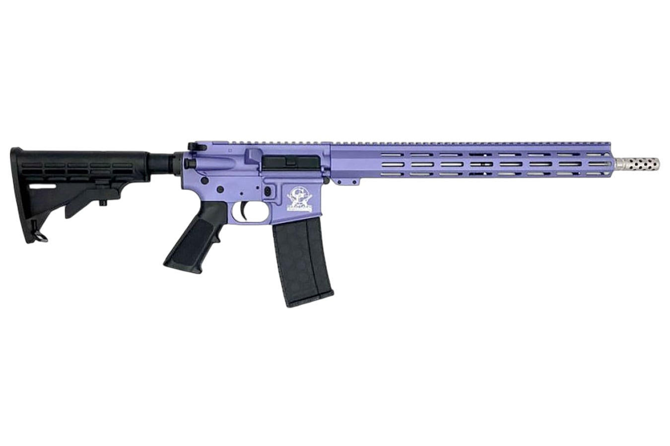 Great Lakes Firearms AR-15 223 Wylde Semi-Auto Rifle with Wild Orchid Cerakote Aluminum Receiver