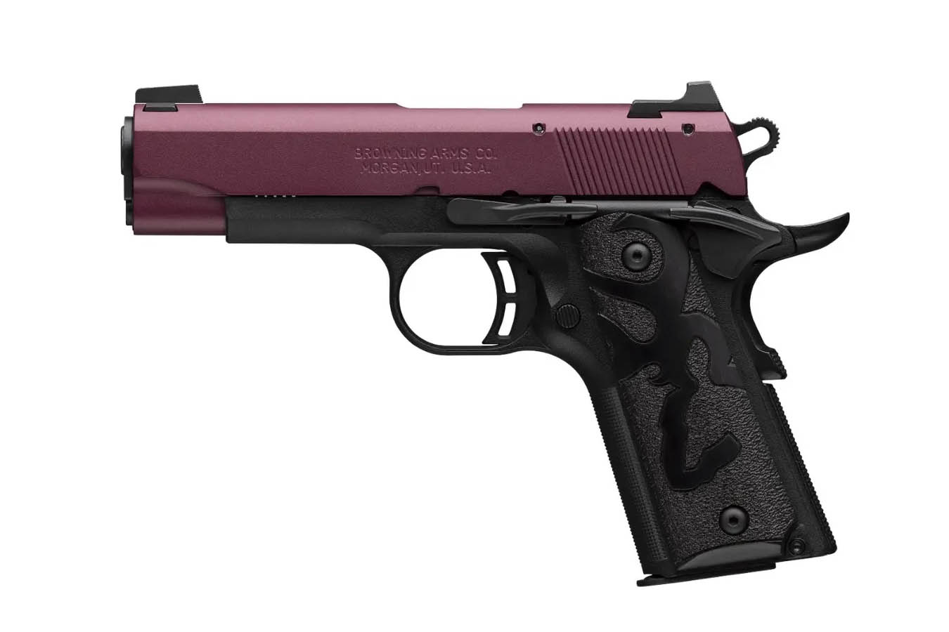 Browning Black Label 1911 22 LR Pistol With Black Cherry Slide 