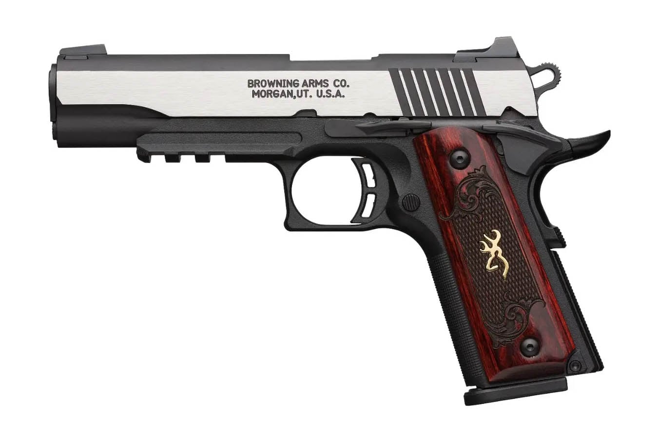 Browning 1911-380 Black Label Medallion Pro .380 ACP Compact Pistol with Rosewood Grips