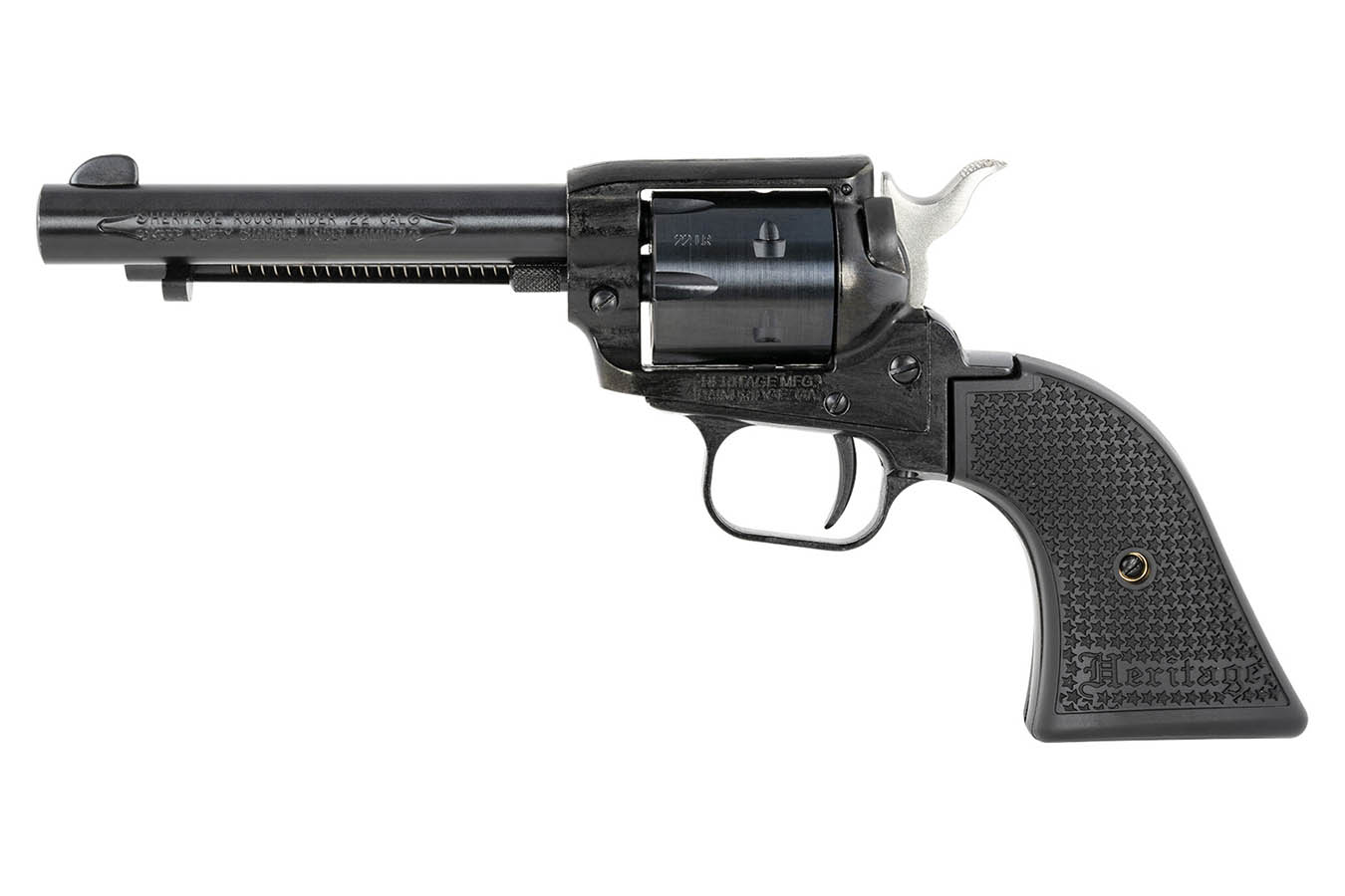 Heritage Rough Rider 22LR Rimfire Revolver with 4.75 Inch Barrel and Polymer Grips