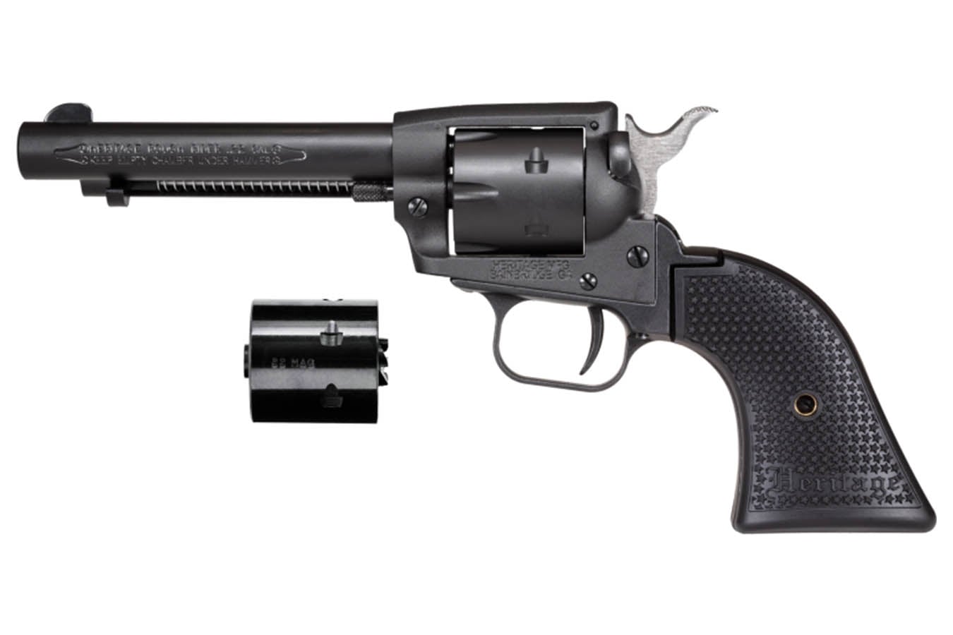 Heritage Rough Rider 22 LR/22 WMR Revolver with Black Cerakote Finish and Black Polymer G