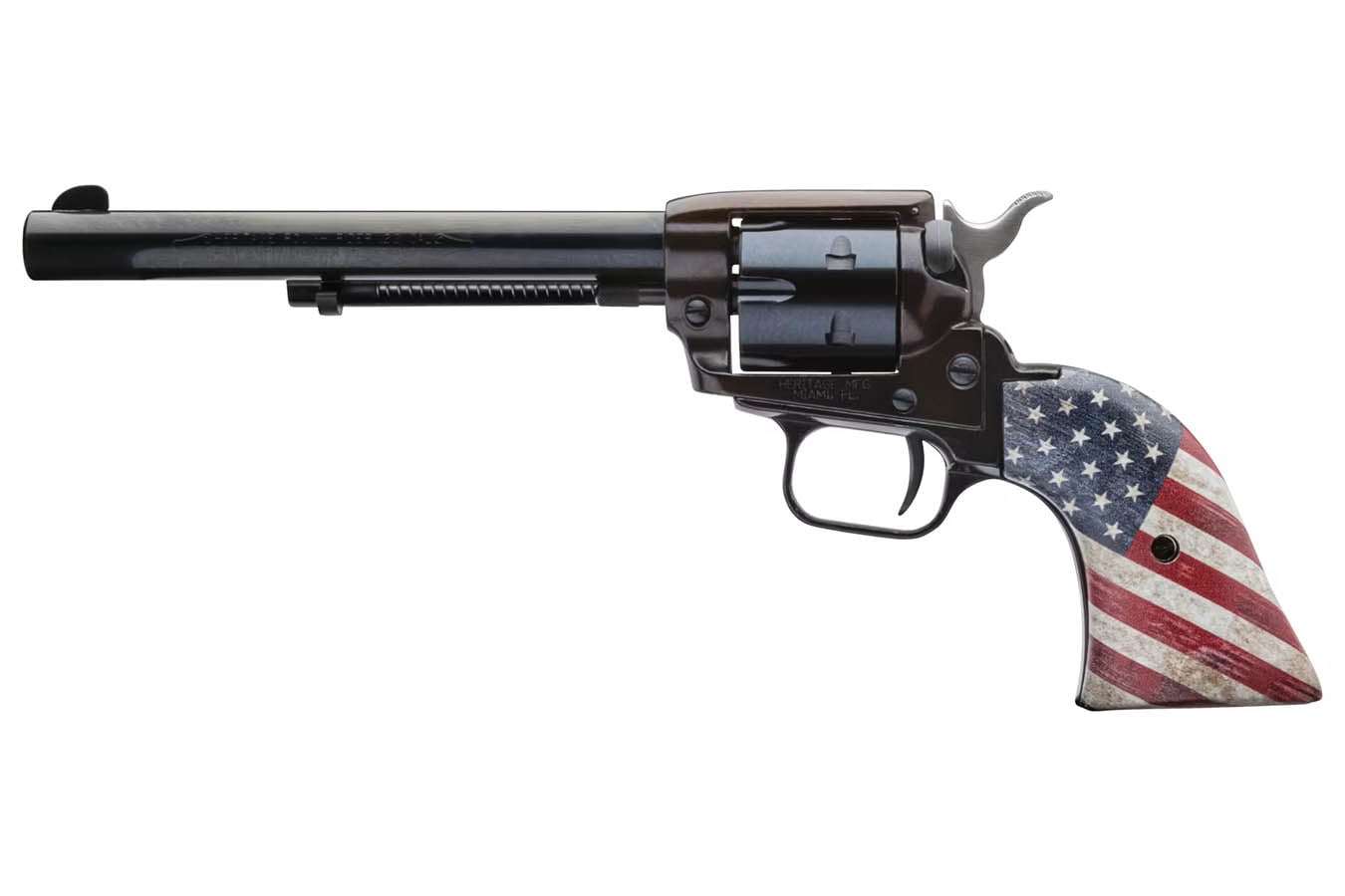 Heritage Rough Rider 22LR Revolver with American Flag Grip