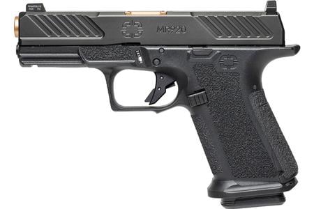 MR920 COMBAT 9MM 4 IN SPIRAL FLUTED BRONZE BBL BLACK MATTE FINISH