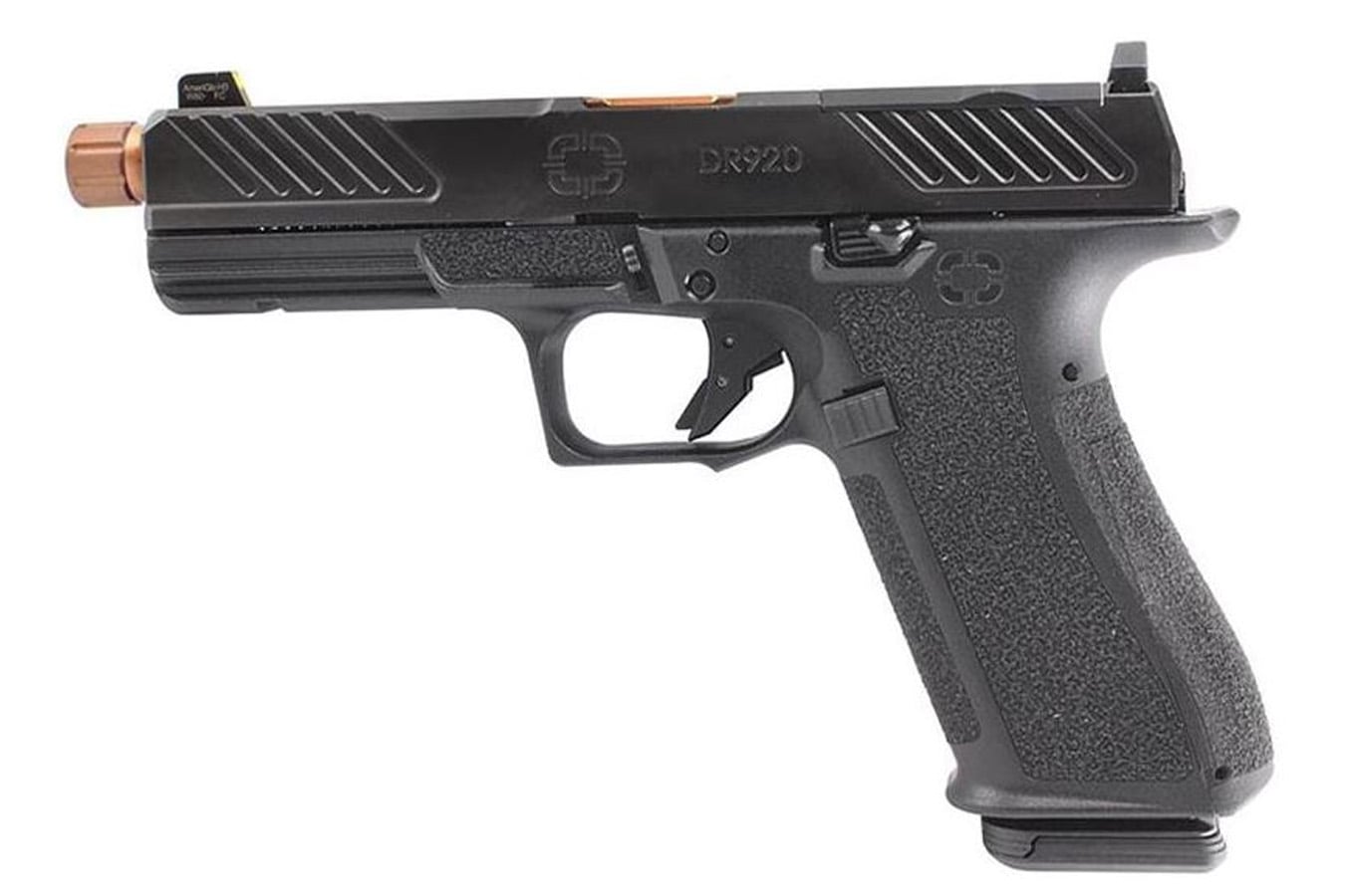 Shadow Systems DR920 Combat 9mm Optic Ready Striker-Fired Pistol with Bronze Threaded Barrel