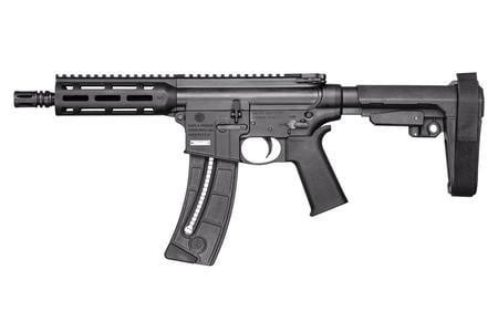 SMITH AND WESSON MP 15-22 AR PISTOL 8` BBL 22LR SBA BRACE
