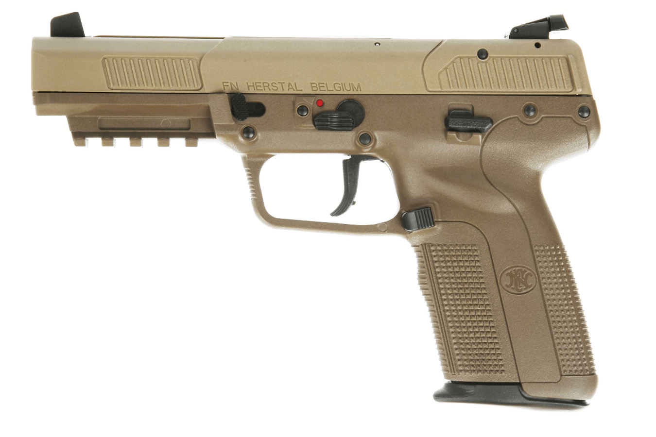 FN Five-seveN 5.7x28mm Flat Dark Earth (FDE) Pistol with Three 10-Round Magazines