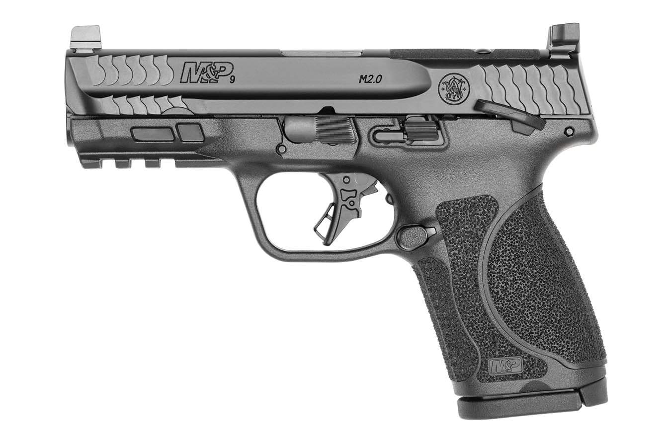 Smith & Wesson M&P9 M2.0 9mm Optic Ready Compact Pistol with 4 Inch Barrel and Manual Thumb Safety