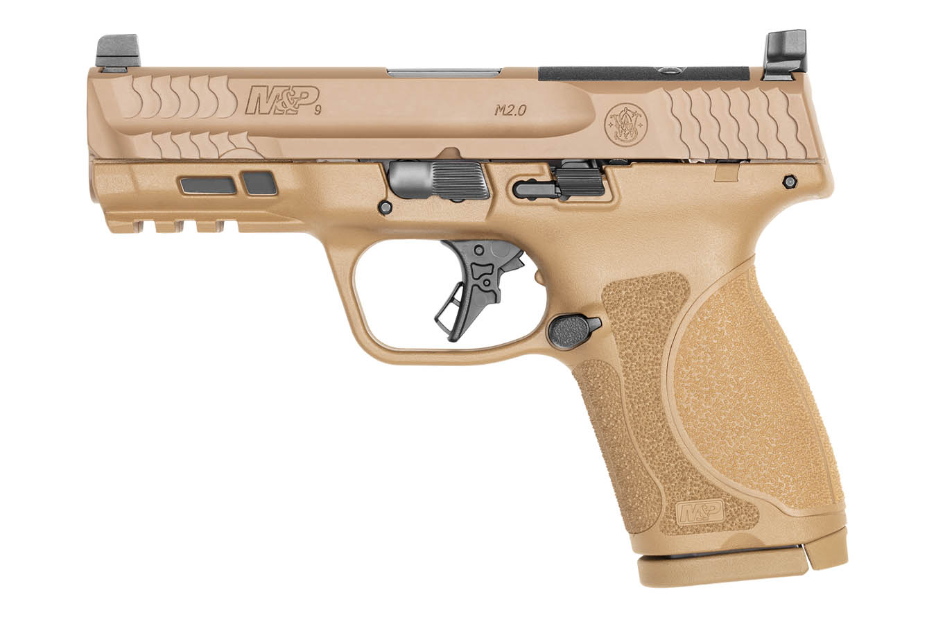 Smith & Wesson M&PAnd P 9mm Compact Pistol In FDE