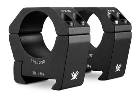 SPORT RIFLESCOPE RING 1` MEDIUM (.90`)	 