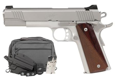 KIMBER KIMBER 3700852 1911 STNLSS LW RSWD CLUB BUNDLE 45