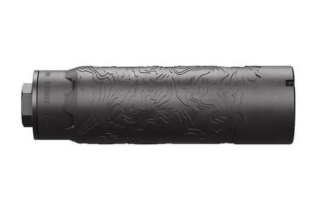 ENDURE30 30 CALIBER SUPPRESSOR 6 IN TOPOGRAPHIC BLACK HUB TAPER DIRECT THREAD