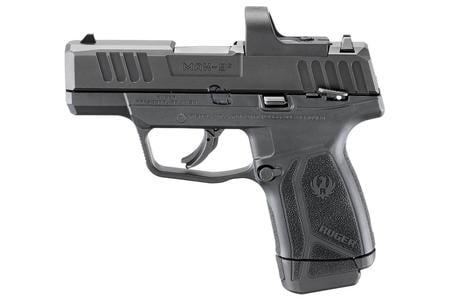 MAX-9 9MM 3.2` BARREL  STEEL SLIDE BLACK POLYMER FRAME RUGER READY DOT SIGHT