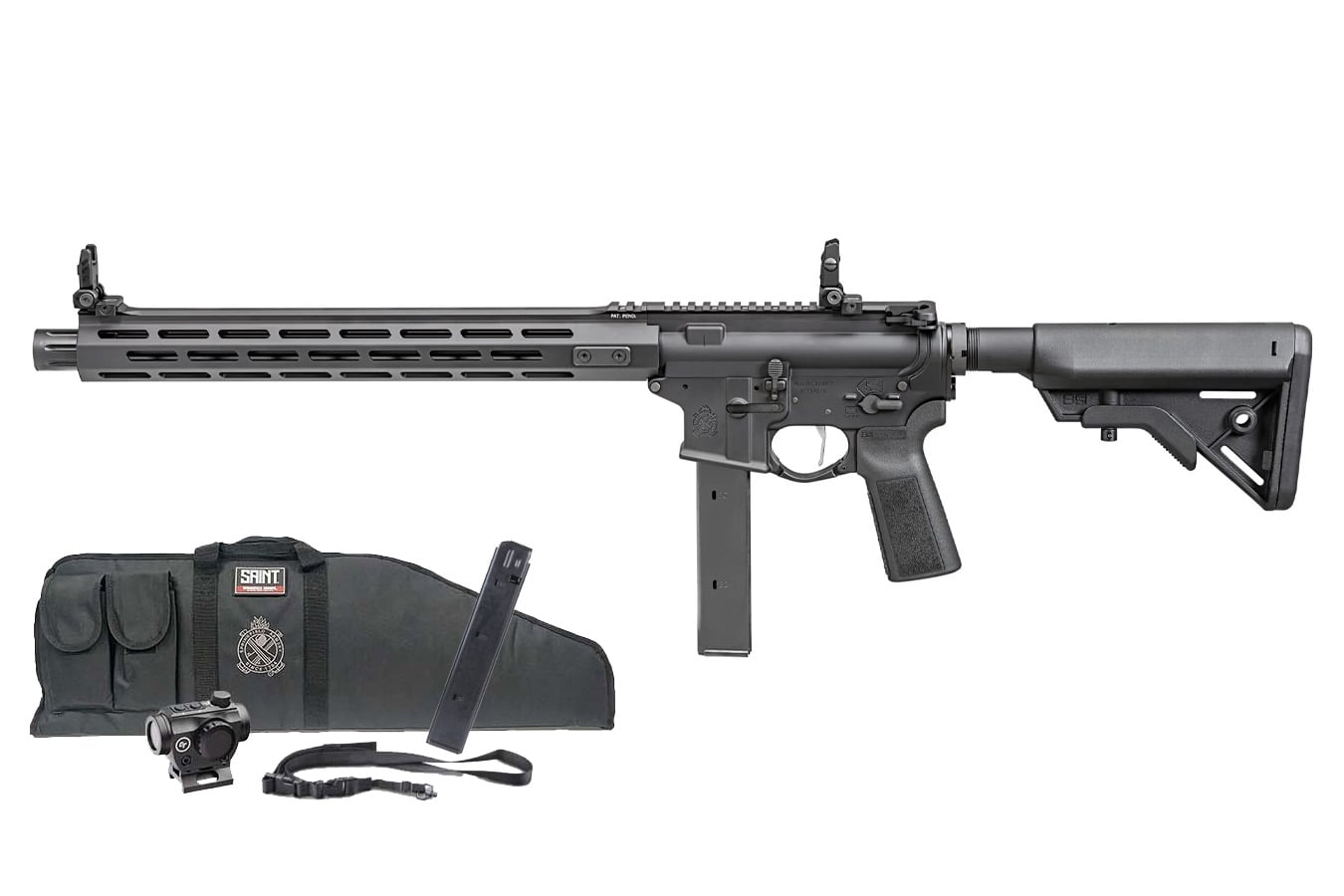 Springfield Saint Victor 9mm PCC Gear Up Package with Two Magazines & Crimson Trace CT-103 Red Dot