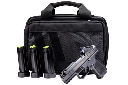 RM1C COMP 9MM BLACK 4 IN BBL VIRIDIAN RFX11 GREEN DOT 5 MAGS SAVIOR BAG