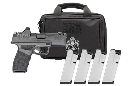 HELLCAT 9MM PRO COMP PACKAGE RANGE BAG, OPTIC, 4X MAGS