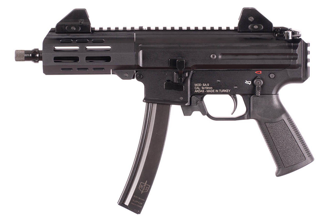 Military Armament Corporation IX 9mm Direct Blowback Semi-Auto Pistol with M-LOK Handguard
