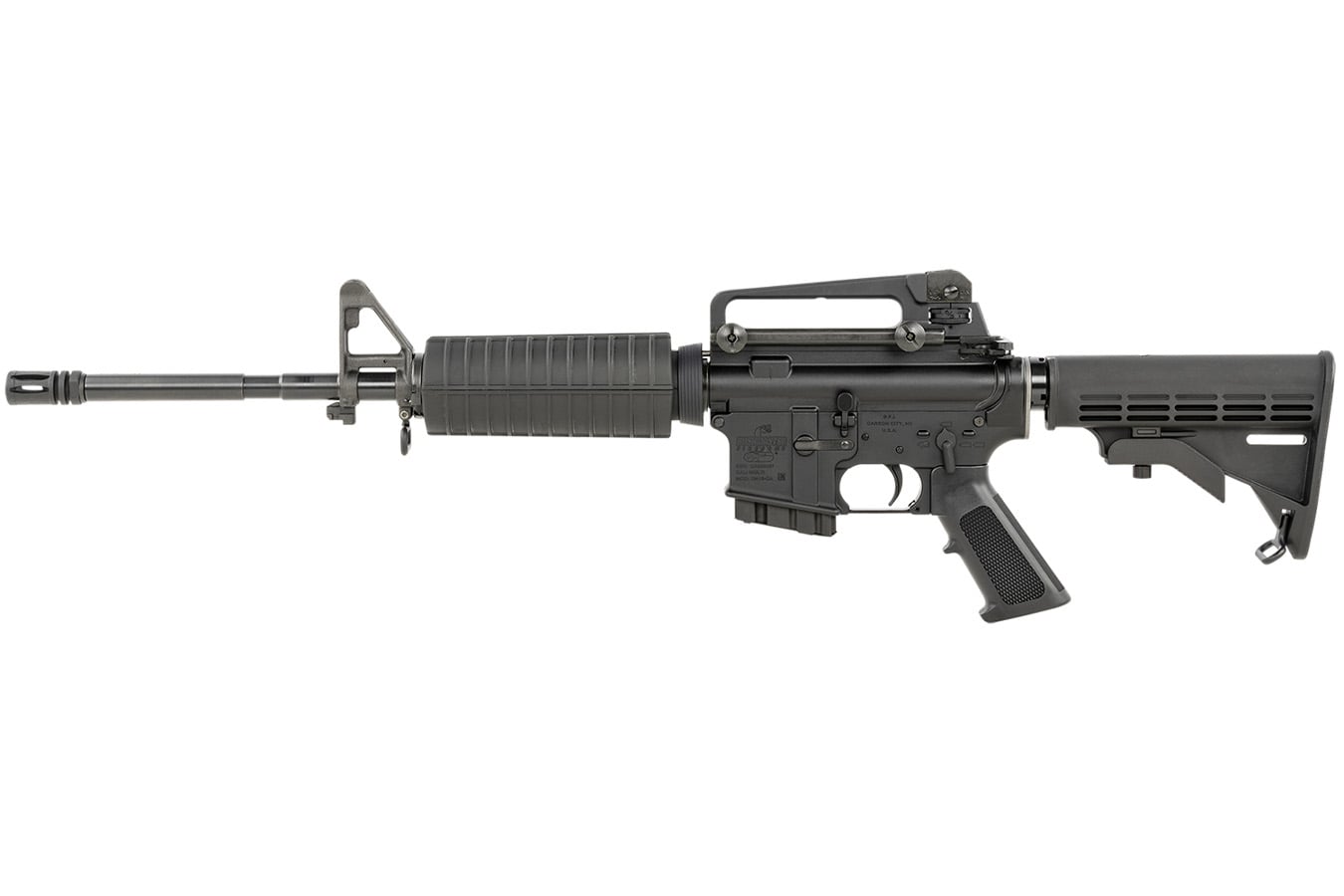 Bushmaster M4 Patrolman's 5.56 Nato Semi-Auto Rifle with Matte Black Finish