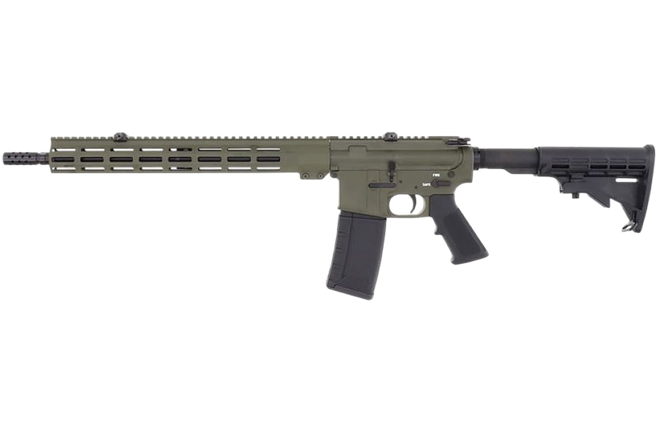 Great Lakes Firearms AR-15 223 Wylde Semi-Auto Rifle with OD Green Cerakote Receiver