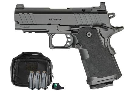 PRODIGY 9MM COMPACT 3.5 IN BARREL GREEN DOT OPTIC AOS PAC 