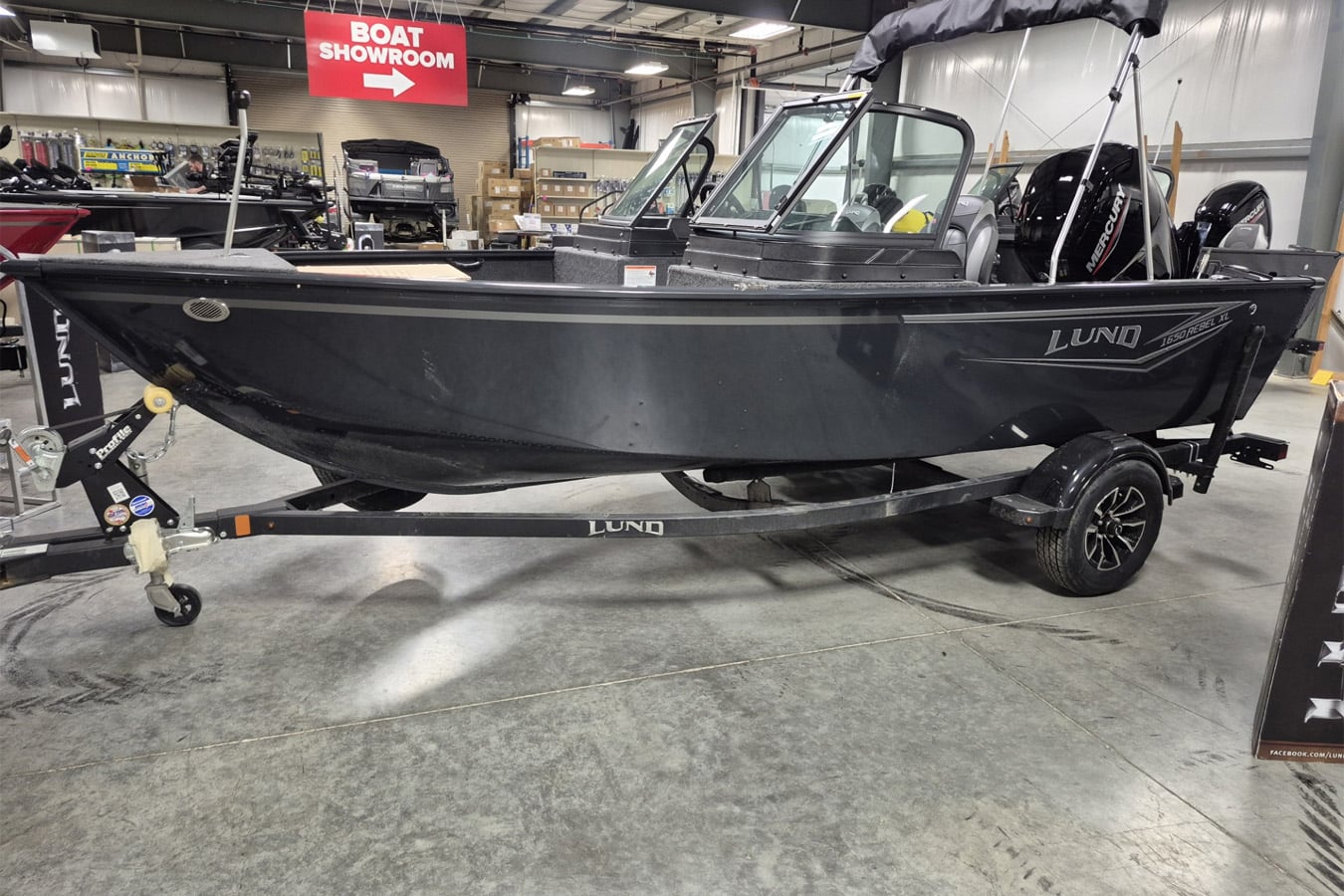 Lund 2026 1650 Rebel XL SS with Mercury 90 ELPT Engine