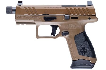 BERETTA APX-A1 COMP TACTICAL 9MM 17 RD MAG FDE