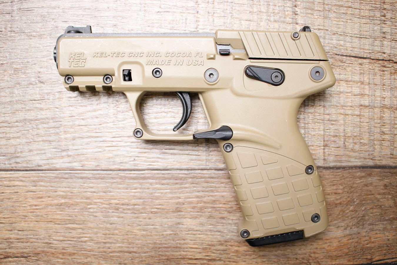 Kel-tec P-17 22LR Police Trade-In Pistol with FDE Frame