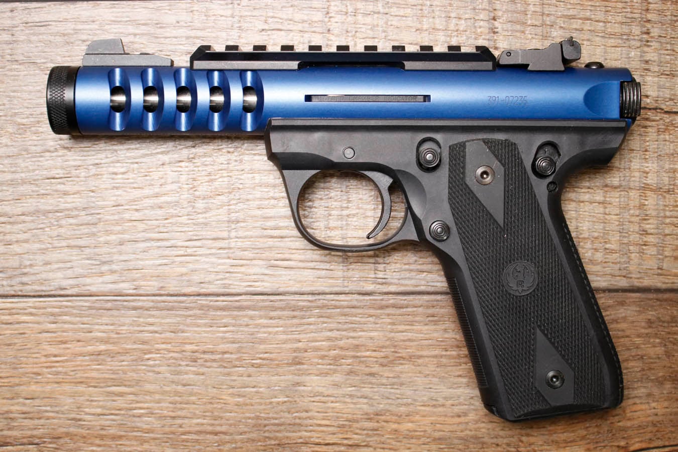 Ruger Mark III 22/45 Lite 22LR Police Trade-In Pistol with Threaded Barrel