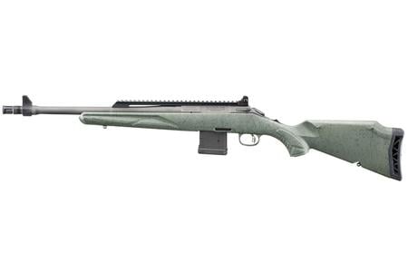 RUGER AMERICAN II SCOUT 5.56 16.1` THREADED BARREL LEAF GREEN SPLATTER STOCK