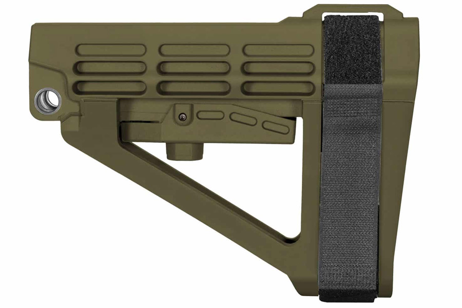 SB Tactical SBA4 5 Position Adjustable Stock OD Green