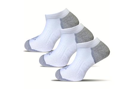 ANKLE SOCKS 3 PK WHITE S/M