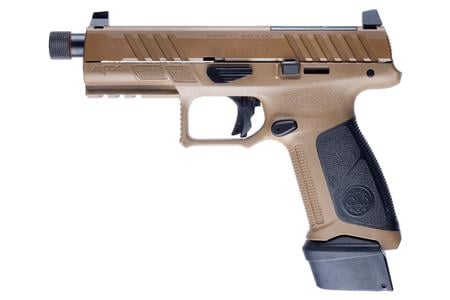 Beretta APX-A1 Tactical 9mm Full Size Optic Ready FDE Pistol with Threaded Barrel