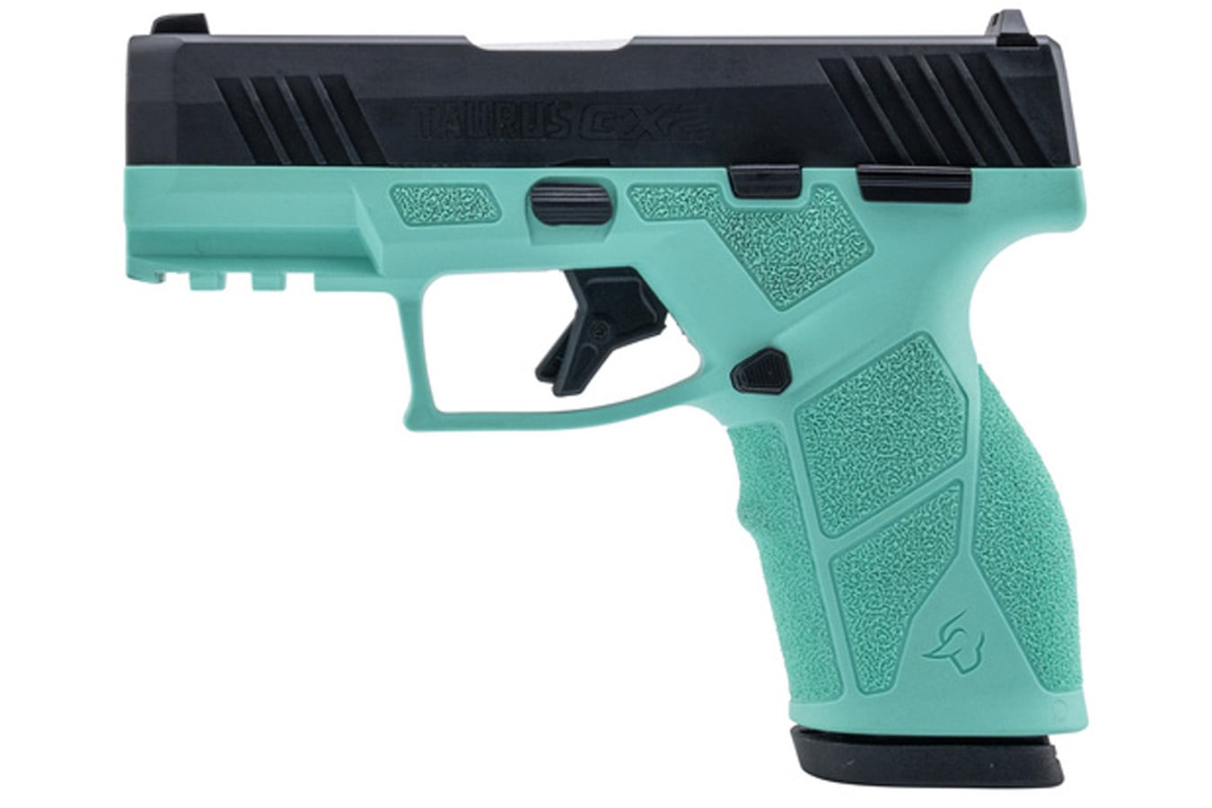 Taurus GX2 9mm Pistol with Cyan Frame and Black Slide