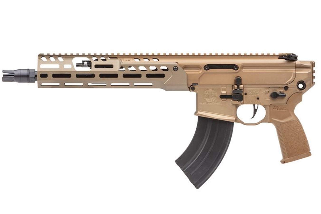 Sig Sauer MCX Spear LT 7.62x39mm AR Pistol with Coyote Cerakote Finish