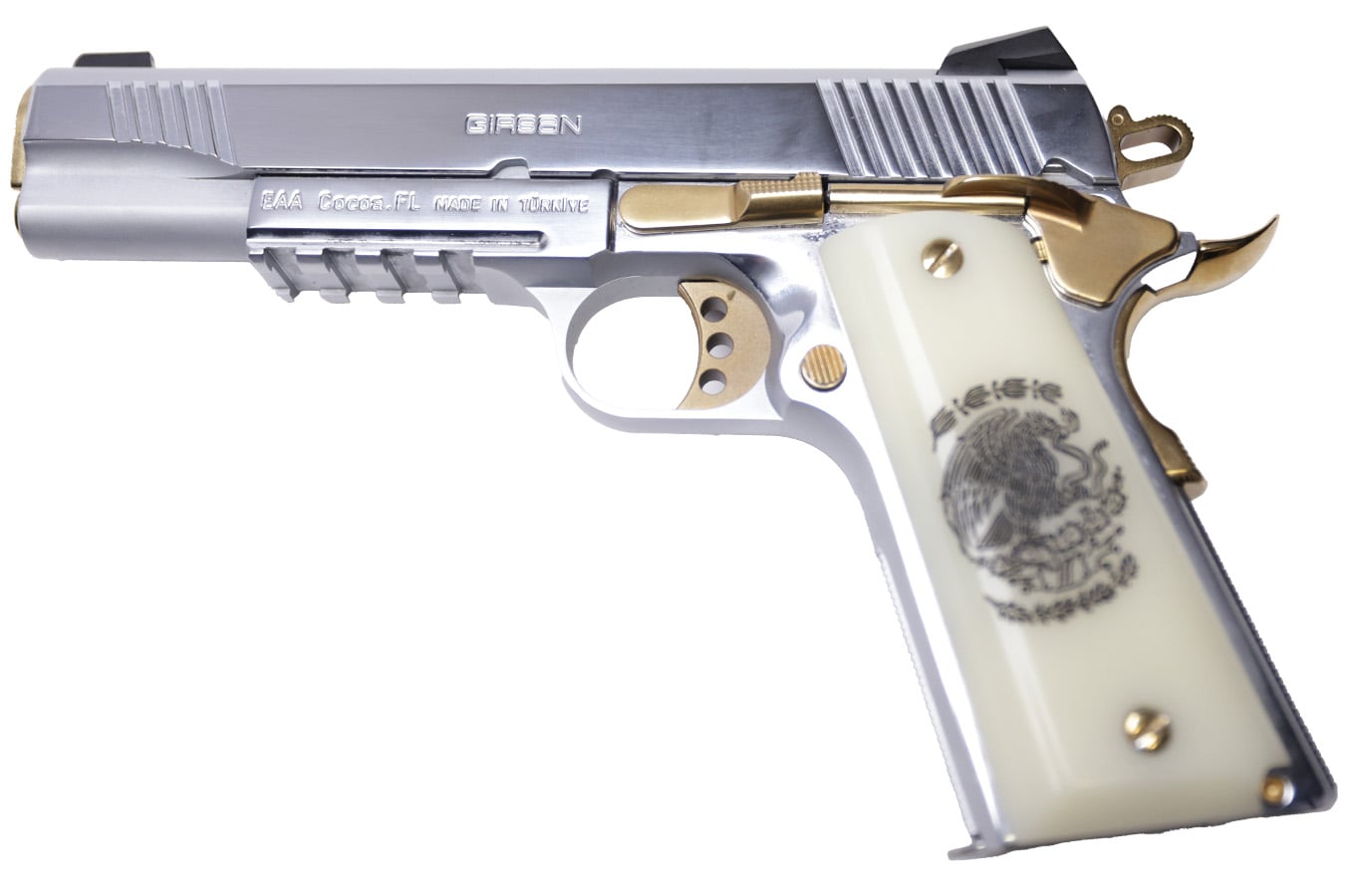 Girsan MC1911S Liberador 38 Super Pistol w/ Custom Sugar Skull Grip