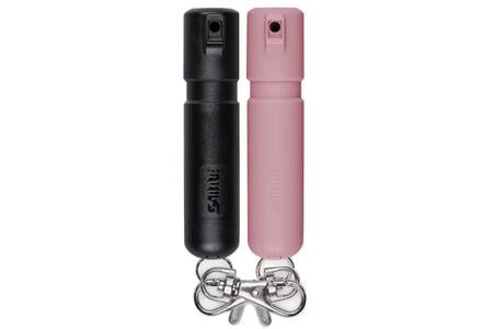MIGHTY DISCREET 2 PACK BLACK AND PINK PEPPER SPRAY