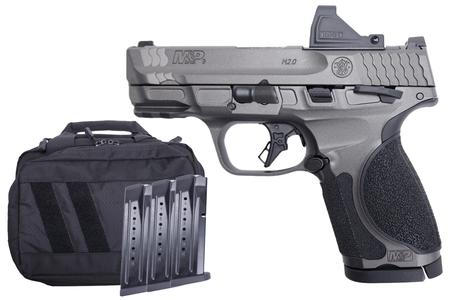 SMITH AND WESSON MP9 METAL M2.0 9 MM WITH VIRIDIAN RFX11 GREEN DOT, SAVIOR BAG AND 4 MAGS