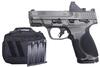 SMITH AND WESSON MP9 METAL M2.0 9 MM WITH VIRIDIAN RFX11 GREEN DOT, SAVIOR BAG AND 4 MAGS