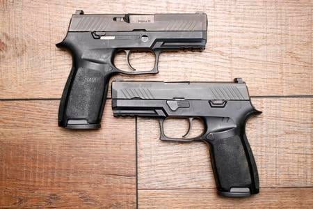 P320 CARRY 9MM NIGHT SIGHTS POLICE TRADE-IN (FAIR) CONDITION