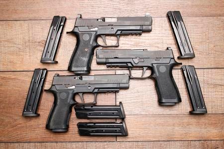 SIG SAUER P320 X-SERIES FULL SIZE POLICE TRADE (GOOD) CONDITION