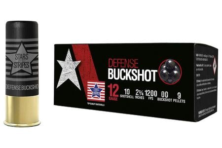 STARS 12GA 00BCK SHTSHL 9PEL 10/250