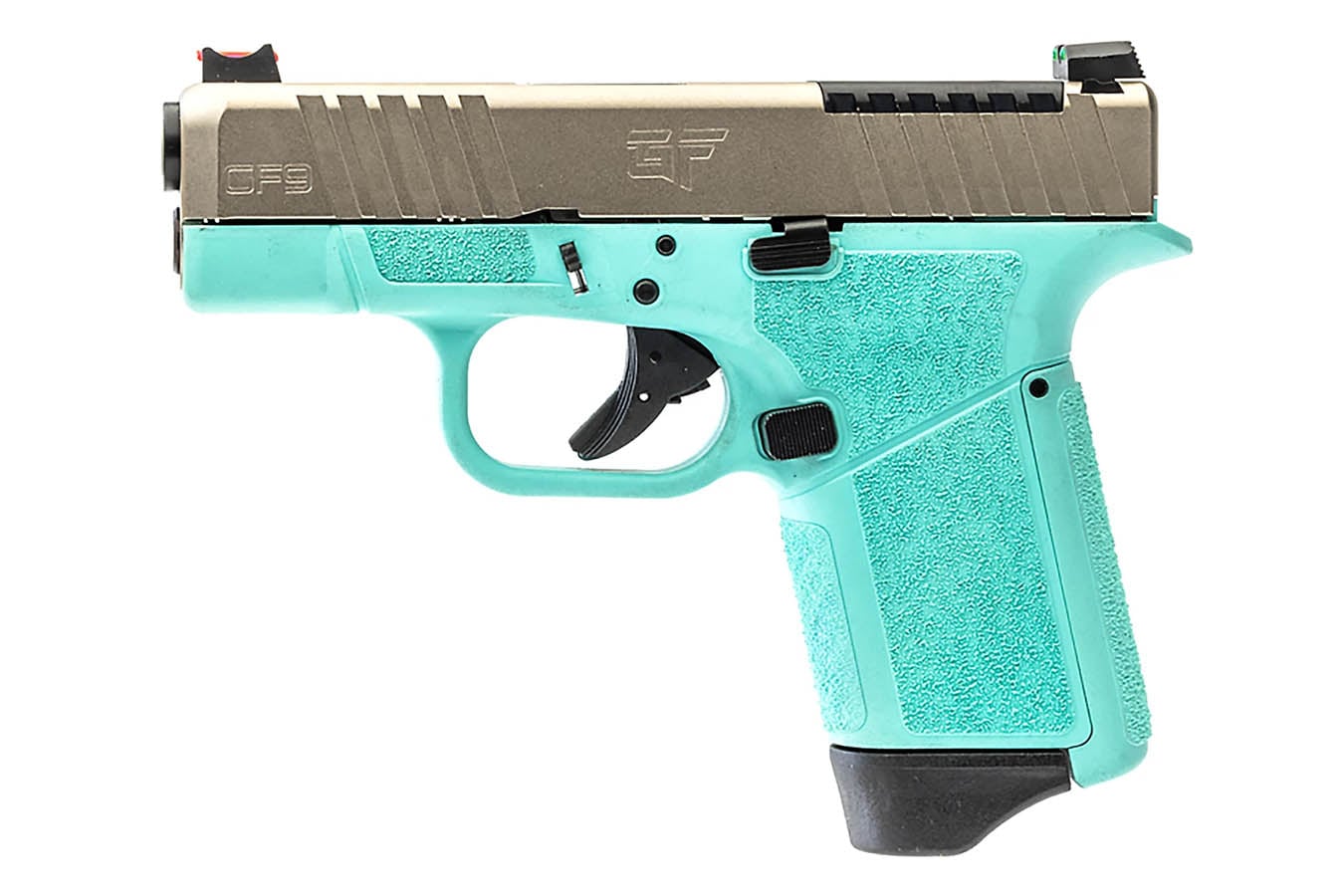 GForce GF9 Rapture 9mm Semi-Auto Optic Ready Pistol with Nickel Slide